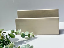 Load image into Gallery viewer, Stone Effect Letter Rack Minimalistic Letter Rack Wood Letter Rack Paper Storage | Cute Letter Rack | Letter Holder | Mail Holder
