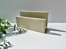 Load image into Gallery viewer, Stone Effect Letter Rack Minimalistic Letter Rack Wood Letter Rack Paper Storage | Cute Letter Rack | Letter Holder | Mail Holder
