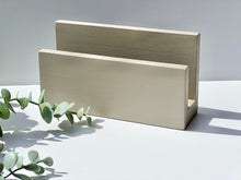 Load image into Gallery viewer, Stone Effect Letter Rack Minimalistic Letter Rack Wood Letter Rack Paper Storage | Cute Letter Rack | Letter Holder | Mail Holder
